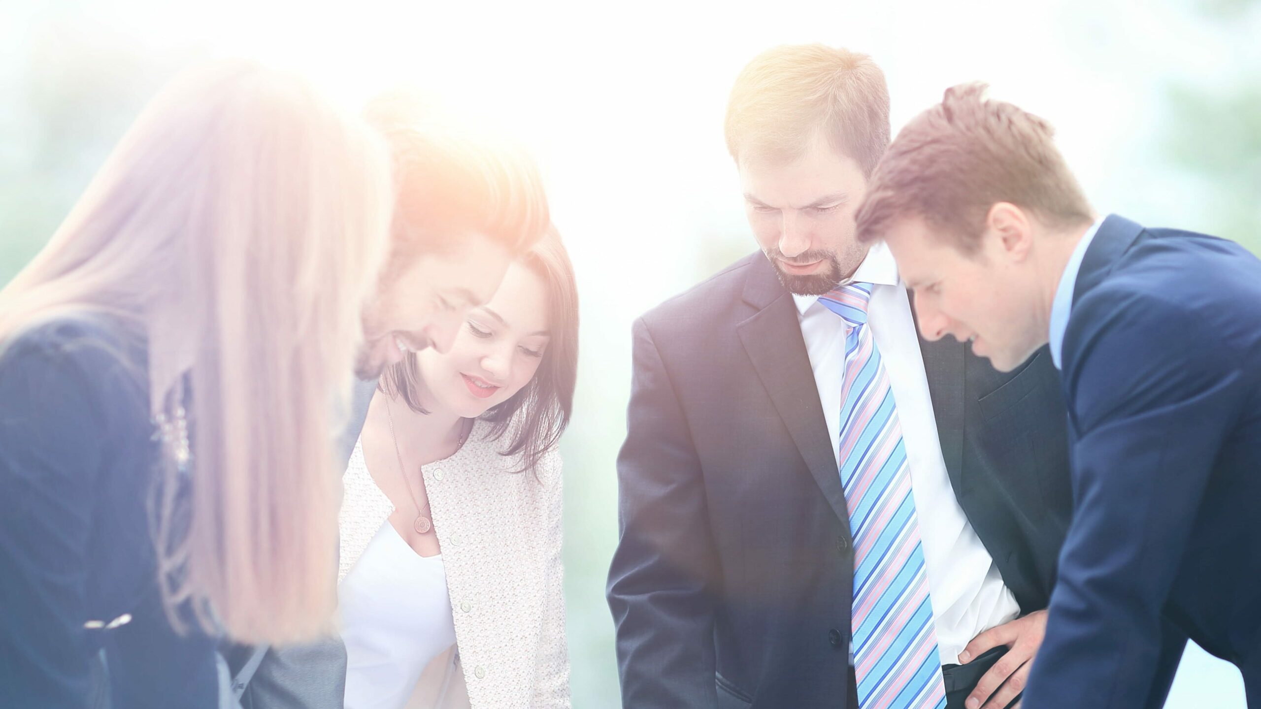 people having a meeting